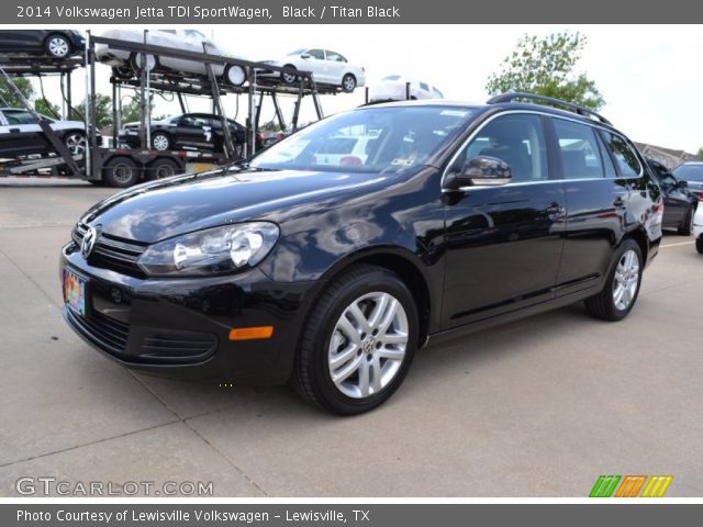 2014 Volkswagen Jetta TDI SportWagen in Black