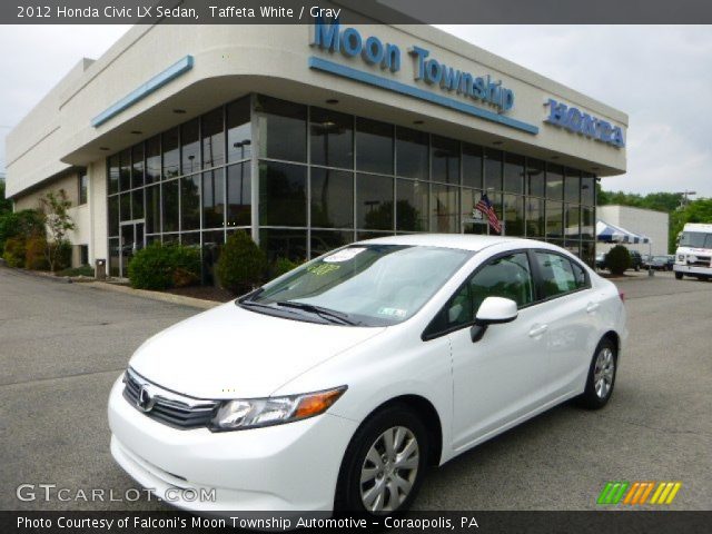 2012 Honda Civic LX Sedan in Taffeta White