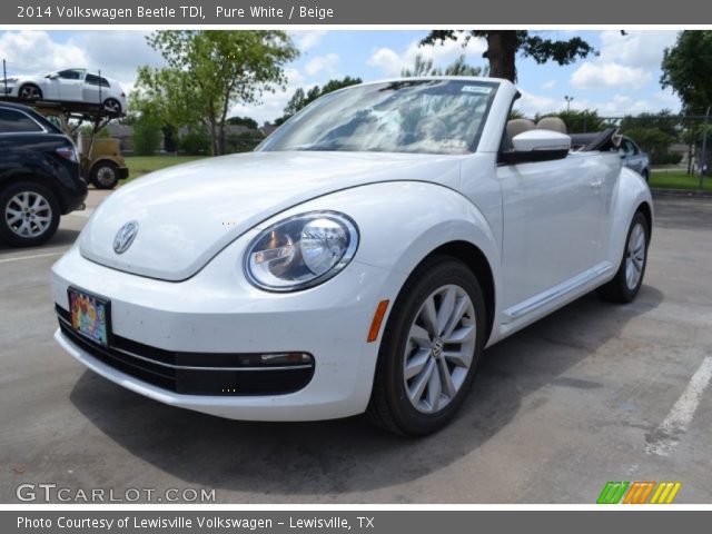 2014 Volkswagen Beetle TDI in Pure White