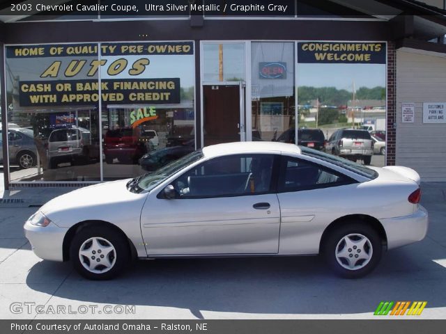 2003 Chevrolet Cavalier Coupe in Ultra Silver Metallic