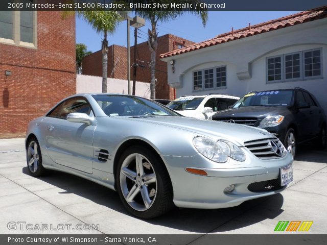 2005 Mercedes-Benz SL 500 Roadster in Brilliant Silver Metallic