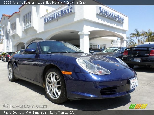 2003 Porsche Boxster  in Lapis Blue Metallic