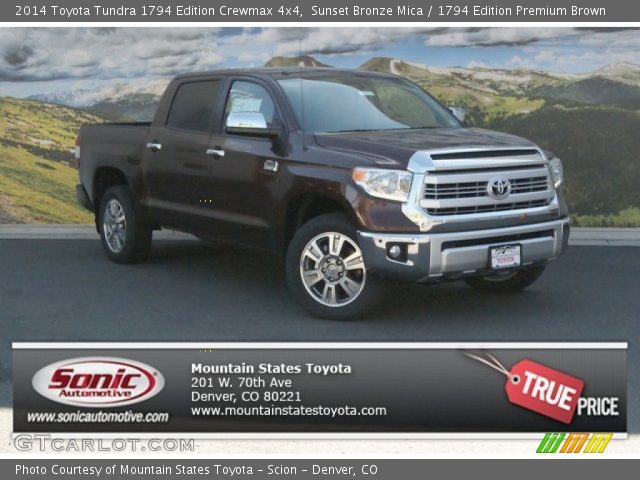 2014 Toyota Tundra 1794 Edition Crewmax 4x4 in Sunset Bronze Mica