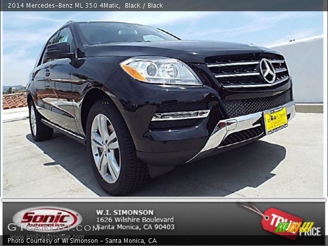 2014 Mercedes-Benz ML 350 4Matic in Black