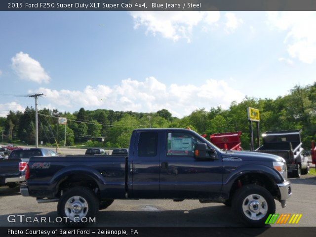 2015 Ford F250 Super Duty XLT Super Cab 4x4 in Blue Jeans