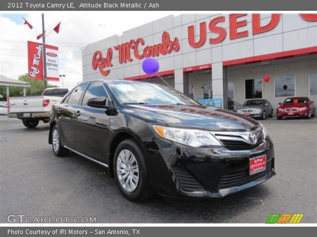 2012 Toyota Camry LE in Attitude Black Metallic