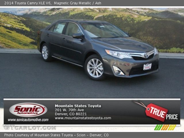 2014 Toyota Camry XLE V6 in Magnetic Gray Metallic