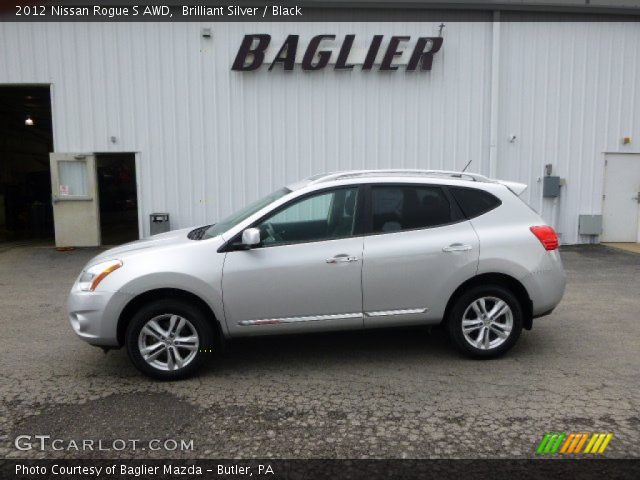 2012 Nissan Rogue S AWD in Brilliant Silver