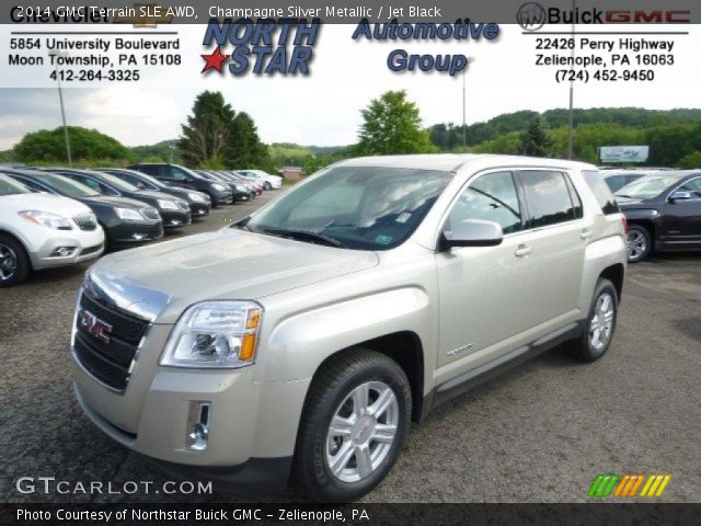 2014 GMC Terrain SLE AWD in Champagne Silver Metallic