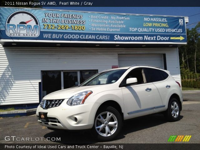 2011 Nissan Rogue SV AWD in Pearl White