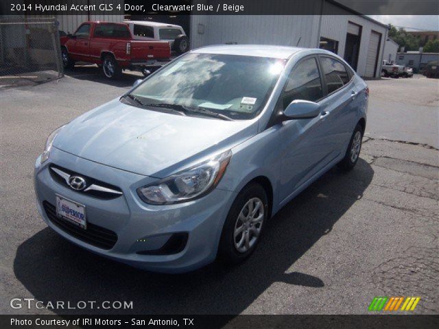 2014 Hyundai Accent GLS 4 Door in Clearwater Blue