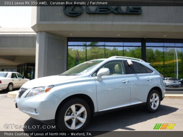 2011 Lexus RX 350 AWD in Cerulean Blue Metallic