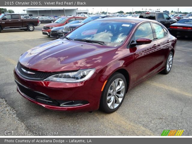 2015 Chrysler 200 S in Velvet Red Pearl