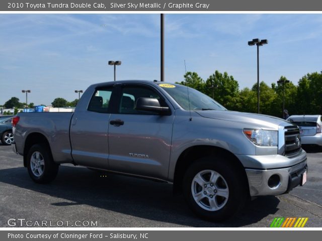 2010 Toyota Tundra Double Cab in Silver Sky Metallic