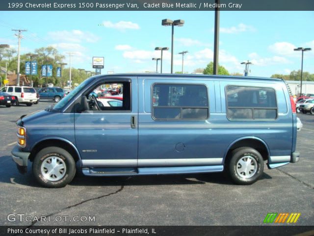 1999 Chevrolet Express 1500 Passenger Van in Cadet Blue Metallic