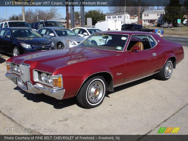 1971 Mercury Cougar XR7 Coupe in Maroon