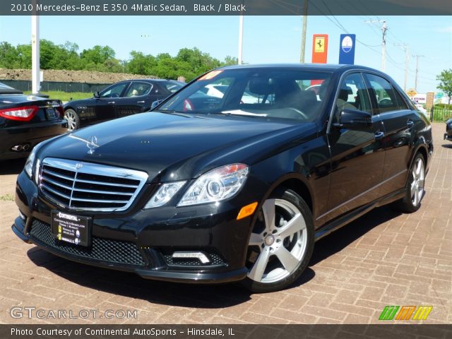2010 Mercedes-Benz E 350 4Matic Sedan in Black