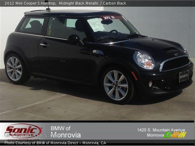 2012 Mini Cooper S Hardtop in Midnight Black Metallic