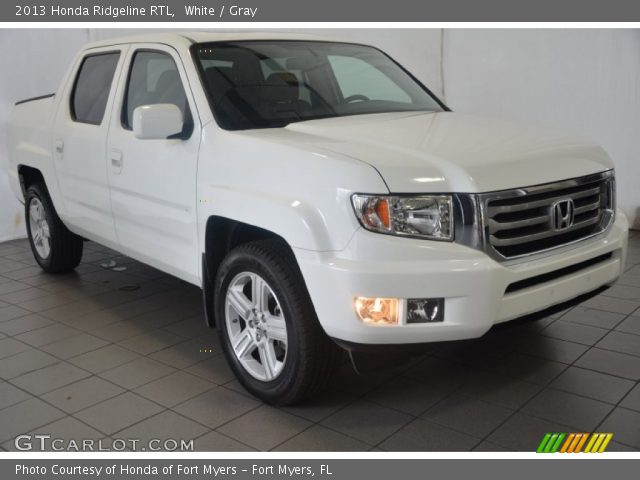 2013 Honda Ridgeline RTL in White