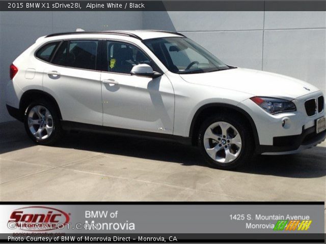 2015 BMW X1 sDrive28i in Alpine White