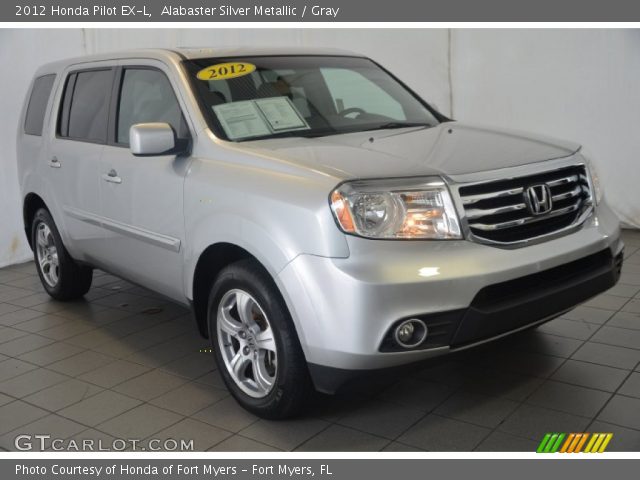 2012 Honda Pilot EX-L in Alabaster Silver Metallic