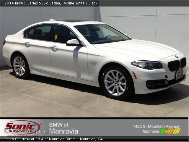 2014 BMW 5 Series 535d Sedan in Alpine White