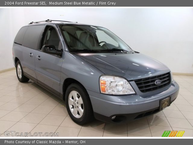 2004 Ford Freestar SES in Medium Steel Blue Metallic