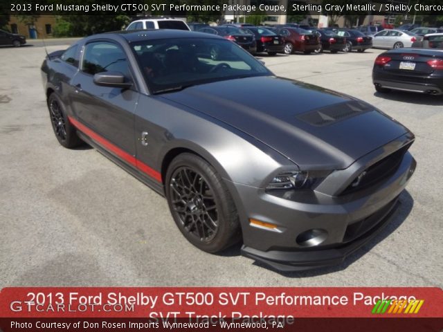 2013 Ford Mustang Shelby GT500 SVT Performance Package Coupe in Sterling Gray Metallic