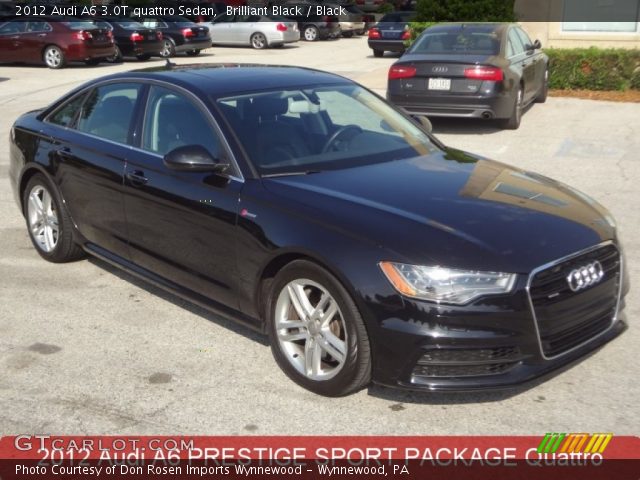 2012 Audi A6 3.0T quattro Sedan in Brilliant Black