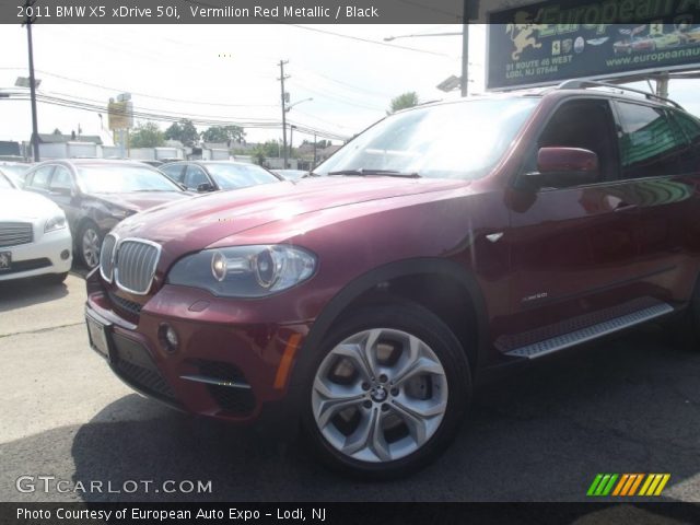 2011 BMW X5 xDrive 50i in Vermilion Red Metallic