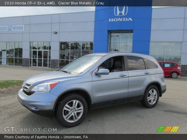 2010 Honda CR-V EX-L AWD in Glacier Blue Metallic