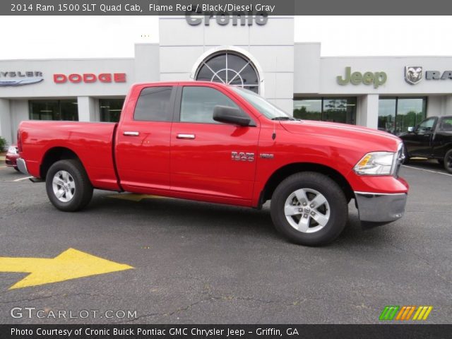 2014 Ram 1500 SLT Quad Cab in Flame Red