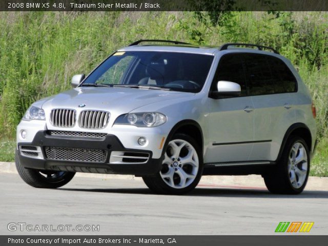 2008 BMW X5 4.8i in Titanium Silver Metallic