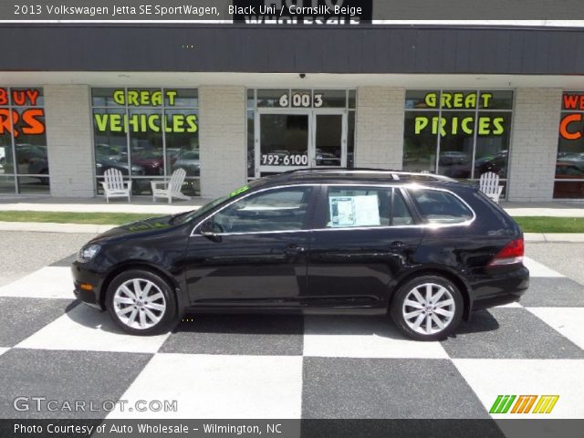 2013 Volkswagen Jetta SE SportWagen in Black Uni