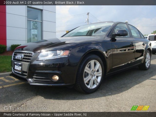 2009 Audi A4 2.0T quattro Sedan in Brilliant Black