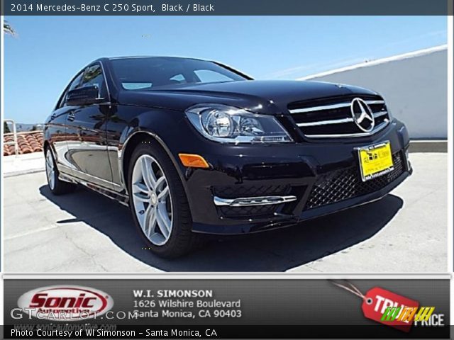 2014 Mercedes-Benz C 250 Sport in Black