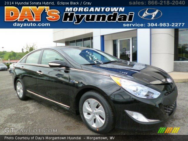 2014 Hyundai Sonata Hybrid in Eclipse Black