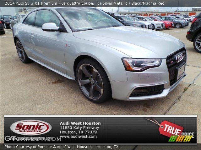 2014 Audi S5 3.0T Premium Plus quattro Coupe in Ice Silver Metallic