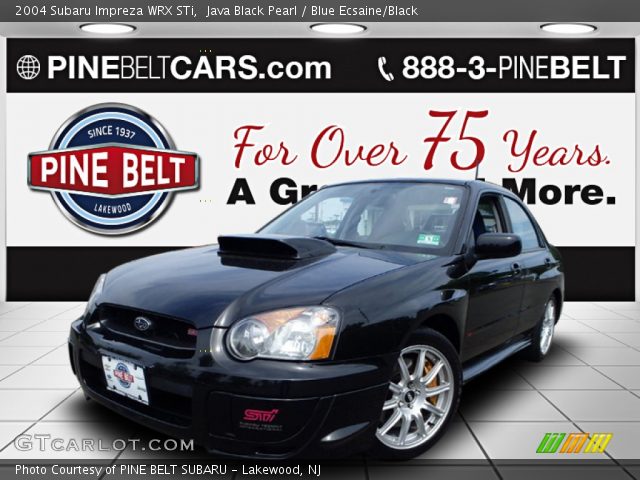 2004 Subaru Impreza WRX STi in Java Black Pearl
