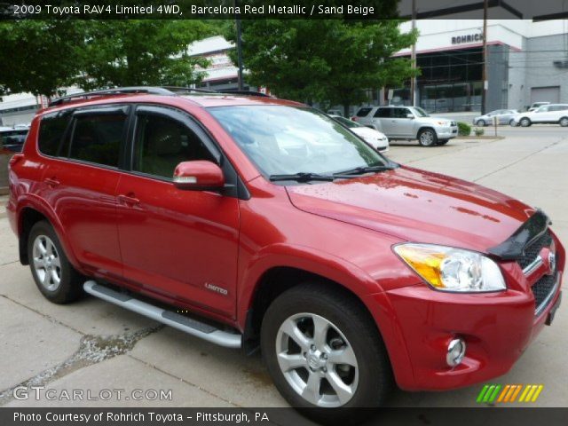 2009 Toyota RAV4 Limited 4WD in Barcelona Red Metallic