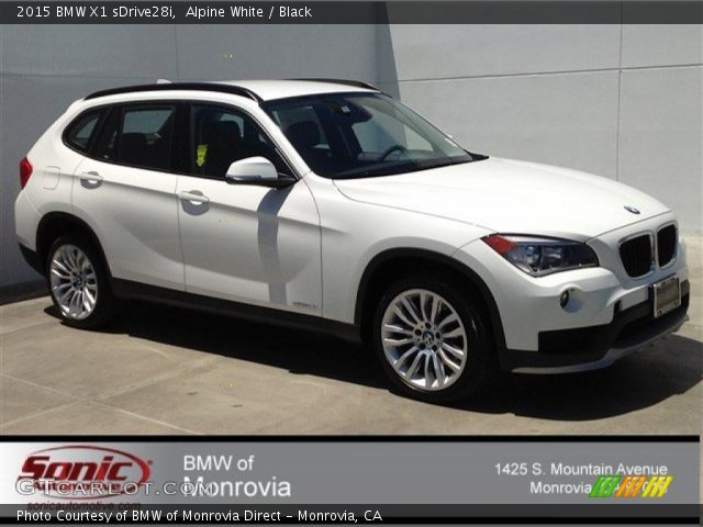 2015 BMW X1 sDrive28i in Alpine White