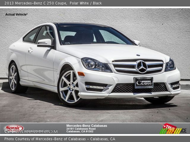 2013 Mercedes-Benz C 250 Coupe in Polar White