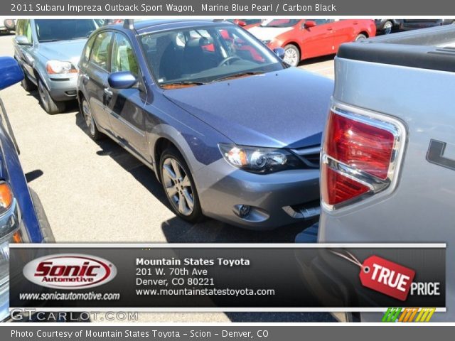 2011 Subaru Impreza Outback Sport Wagon in Marine Blue Pearl