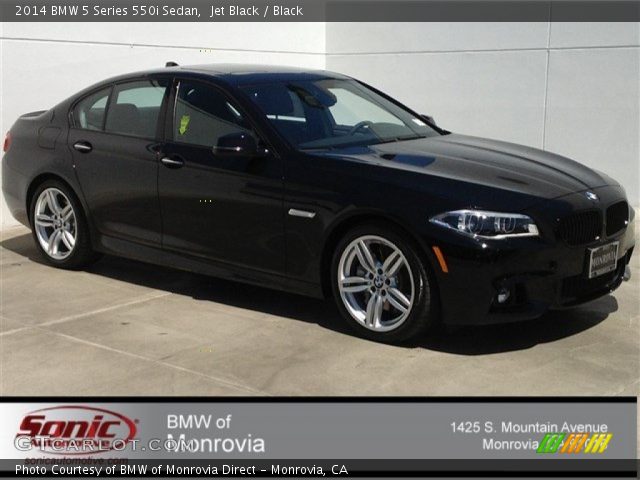2014 BMW 5 Series 550i Sedan in Jet Black