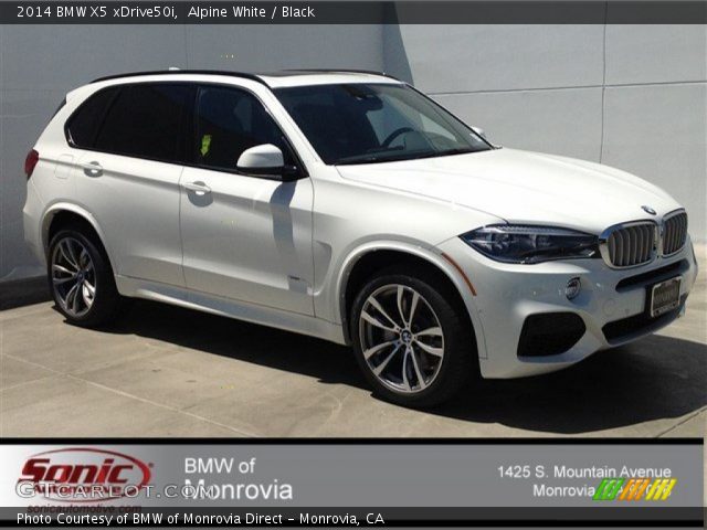 2014 BMW X5 xDrive50i in Alpine White