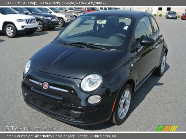 2013 Fiat 500 Pop in Nero (Black)