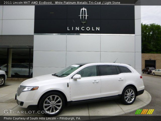 2011 Lincoln MKT AWD EcoBoost in White Platinum Metallic Tri-Coat