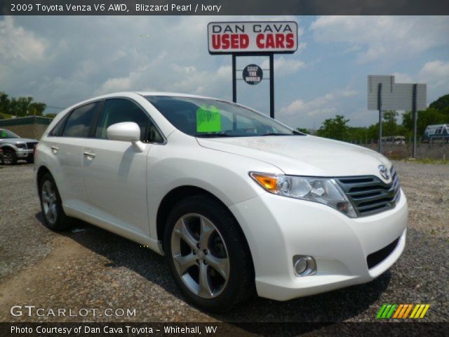 2009 Toyota Venza V6 AWD in Blizzard Pearl