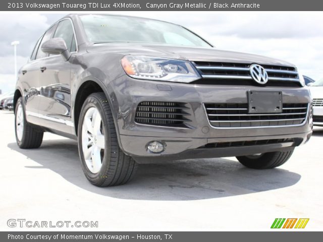 2013 Volkswagen Touareg TDI Lux 4XMotion in Canyon Gray Metallic