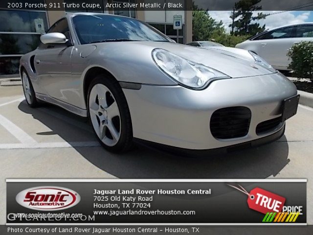 2003 Porsche 911 Turbo Coupe in Arctic Silver Metallic